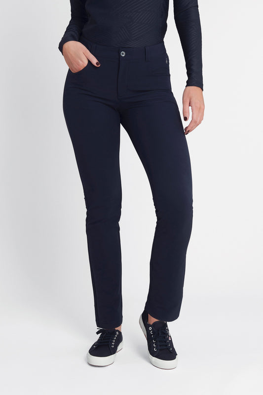 Green Lamb Luxe 4 Way Stretch Trousers - Navy 29" Leg
