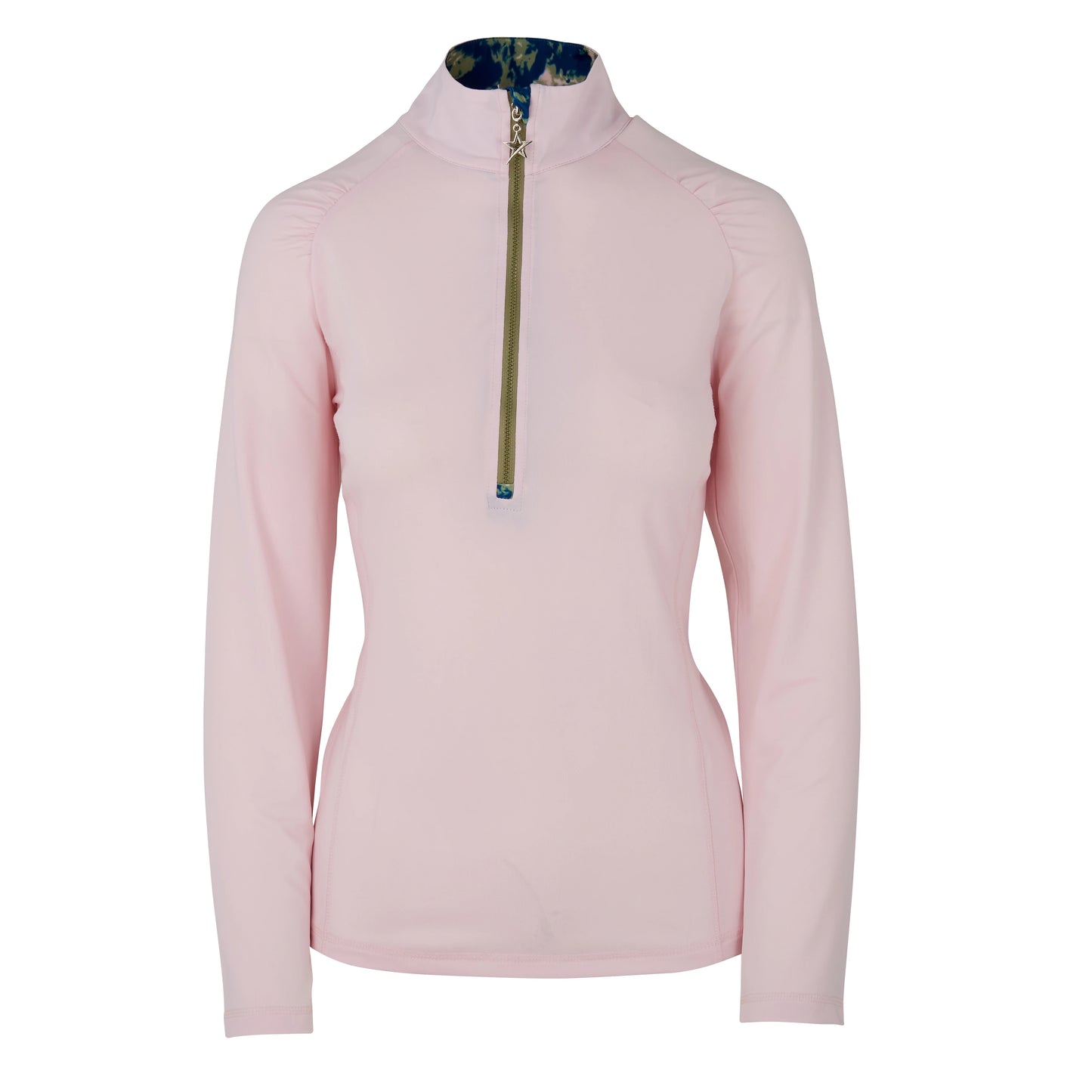 Swing Out Sister Celeste 1/4 Zip Mid Layer Top - Chery Blossom