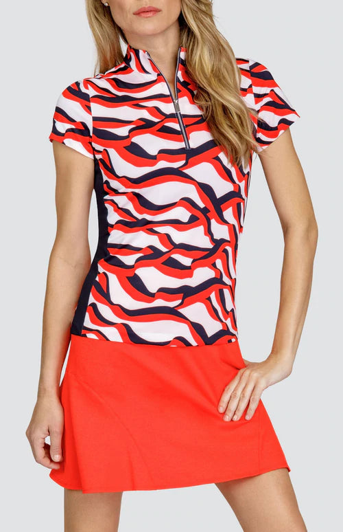 Tail Neve Short Sleeve Top - Deco Wave