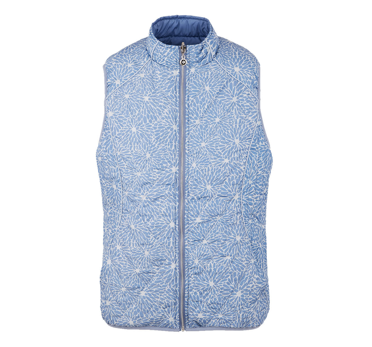 Island Green Reversible Quilted Gillet Allure/Blue