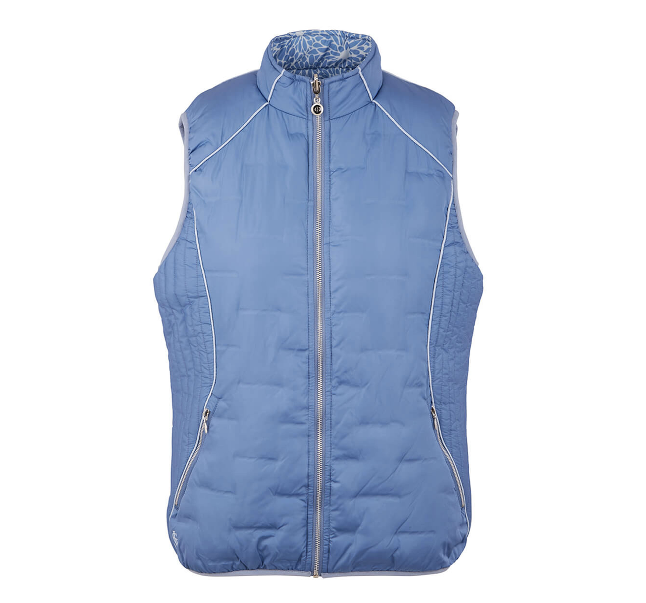 Island Green Reversible Quilted Gillet Allure/Blue