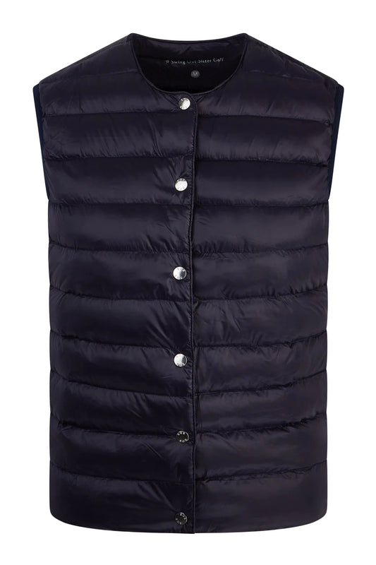 Swing Out Sister Penny Active Vest - Navy Blazer