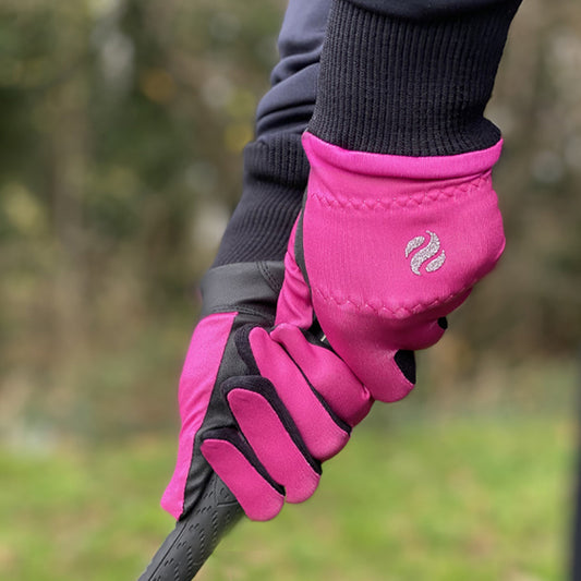 Polar Stretch Gloves - Pink
