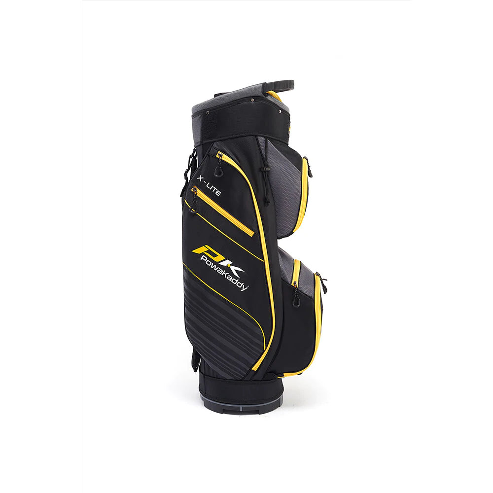 Powakaddy 2022 X Lite Cart Bag Black/Yellow