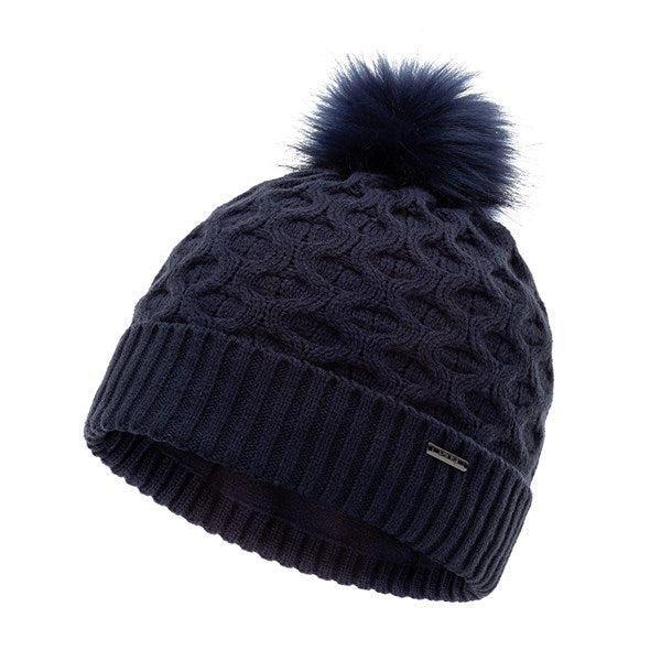 Ping Classic Knit Bobble hat - Black